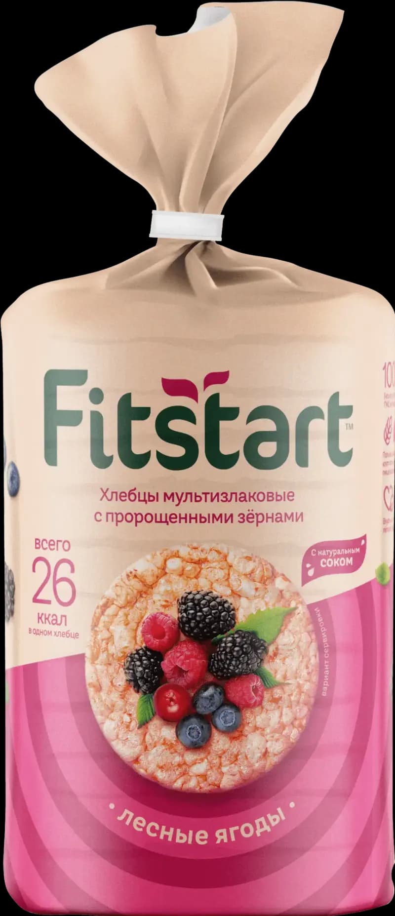 Хлебцы FITSTART "Лесные ягоды" мультизлаковые 100 г