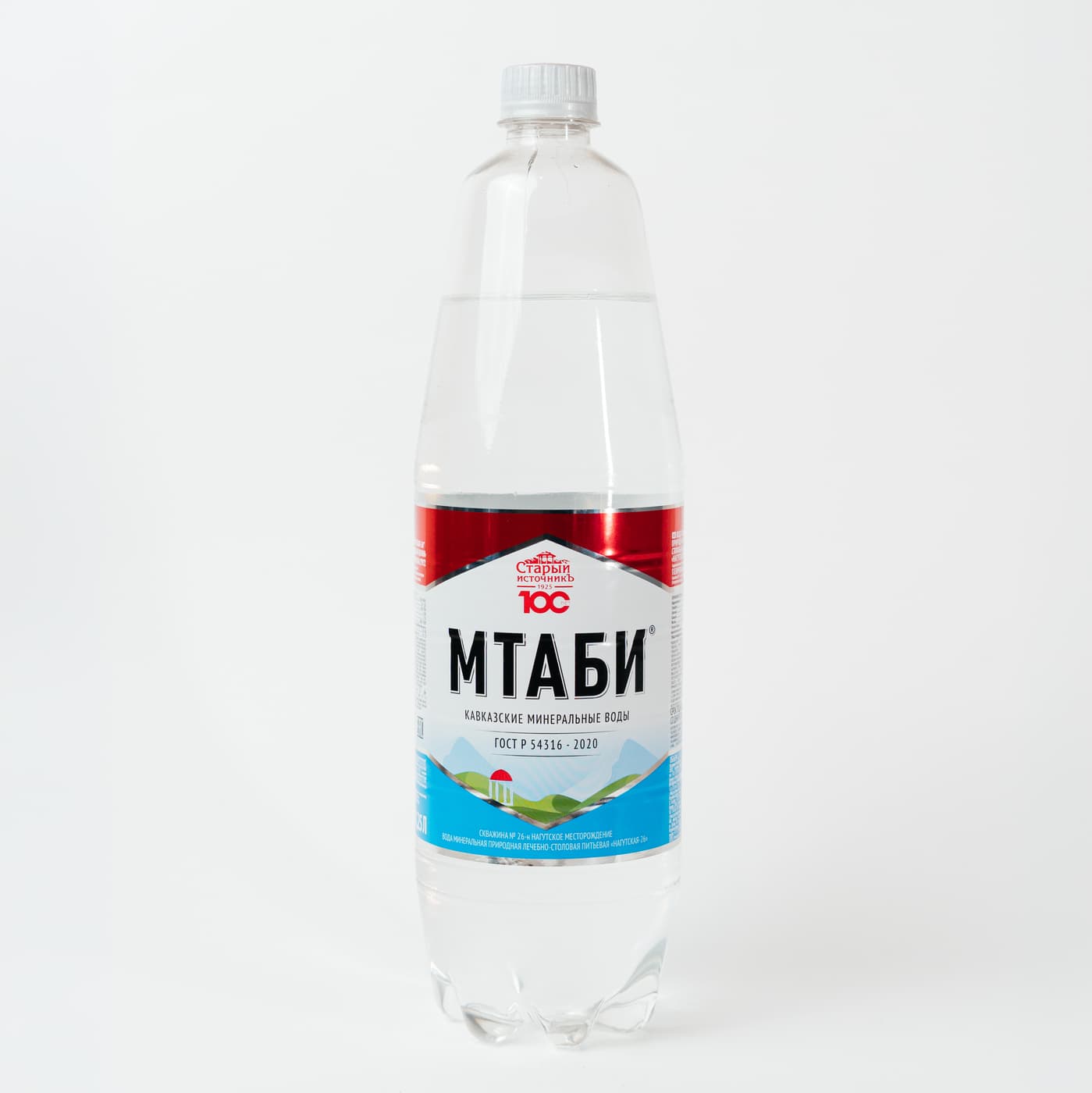 Вода питьевая МТАБИ лечебно-столовая газированная 1.25л