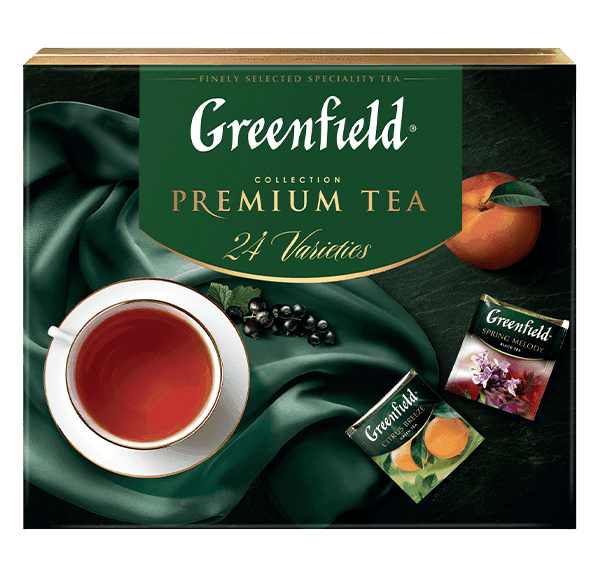 Чайный набор GreenField 24 вида (96 пакетиков)