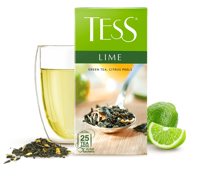 Чай зеленый TESS "Lime" 25х1,5г