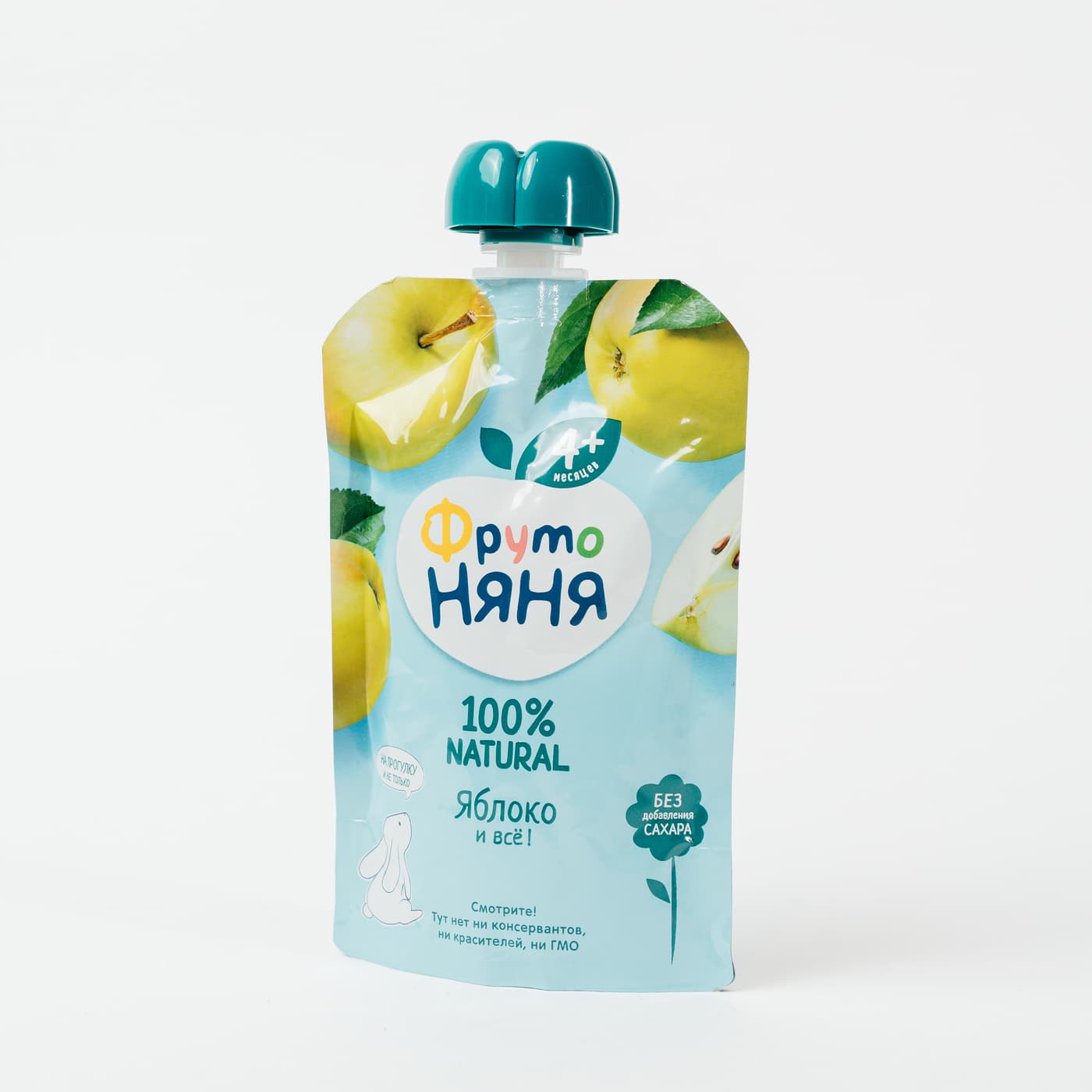 Пюре Фрутоняня яблоко 90г (дой-пак)