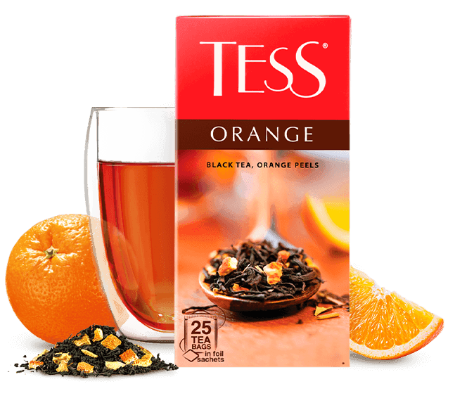 Чай черный TESS "Orange" 25х2г
