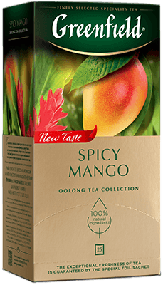 Чай зеленый GreenField Spicy Mango 25шт